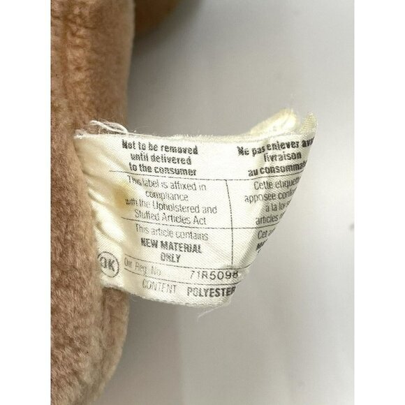 VTG 1983 CABBAGE PATCH KIDS Cat KOOSA Brown Hair w/ Yellow Corduroy Shorts - Picture 9 of 9